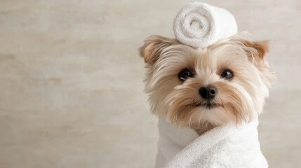 dog spa wellness. Pampered canine sanctuary a haven for pet grooming relaxation and holistic care.