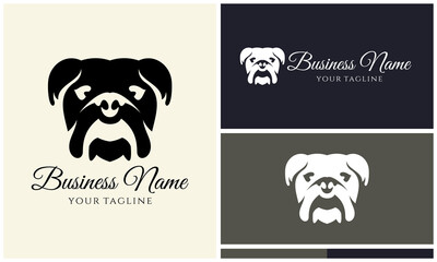 Bulldog Logo Design Variations.
