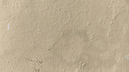 Aged beige painted wall with visible cracks, chipped areas, and natural weathering that enhances the rugged surface—perfect for design textures, mockups, or rustic themed templates.