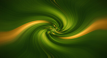 A hopeful abstract composition symbolizing environmental healing and regeneration. Lush greens and soft golds evoke optimism.