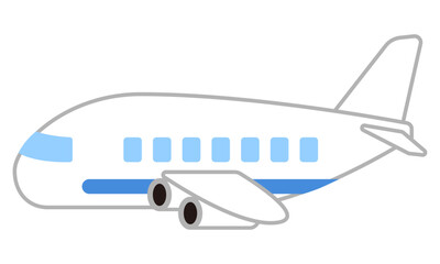 飛行機のイラスト