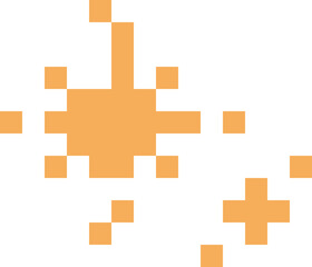 Obraz premium Retro Sparkle Pixel Art