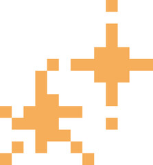 Obraz premium Retro Sparkle Pixel Art