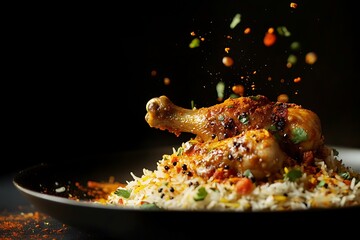Chicken Biryani Explosion | Aromatic Rice & Chicken Dish