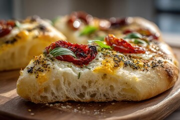 Roman pinsa pizza with airy dough and premium toppings