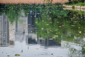 It is a peaceful Japanese city