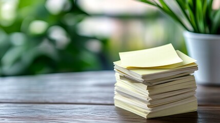 stack of index cards with handwritten notes .