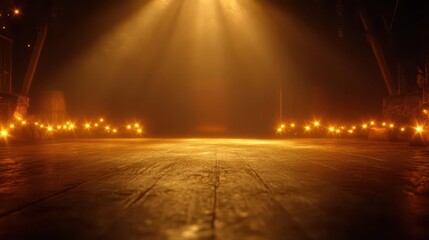 Golden Night Stage Lights