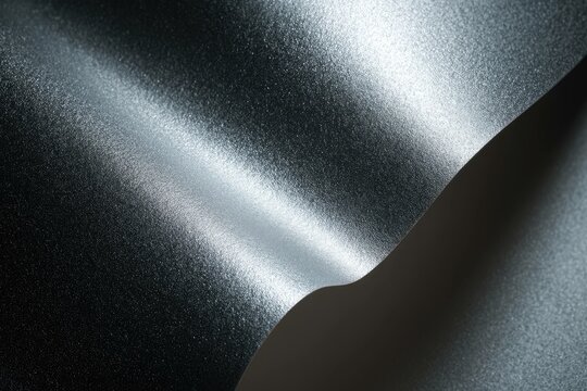 Smooth gradient with metallic silver shine and glow