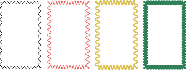 Art & Illustration frame vector set 