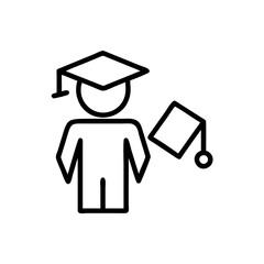 graduation cap icon