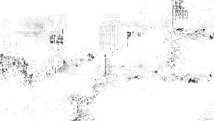 Abstract grayscale texture pattern with varying densities of black and white speckles and stipples creating a mottled effect resembling distressed or aged surfaces