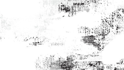 Abstract Black and White Grainy Texture Background Halftone Pattern Distressed Overlay Grunge Design Element