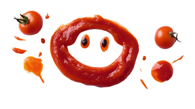 Creative Ketchup Smile