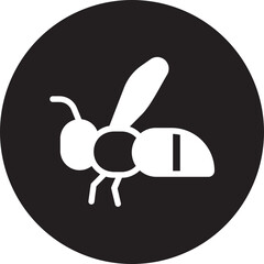 wasp glyph icon