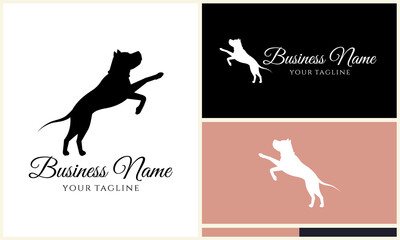 Dog Logo Design Template.