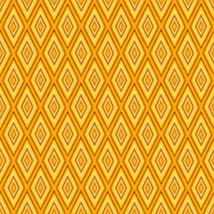 Gracter pattern, geometric inspiration from native Thai fabrics Many layers of diamond patterns Conveyed in gold and warm sugar 