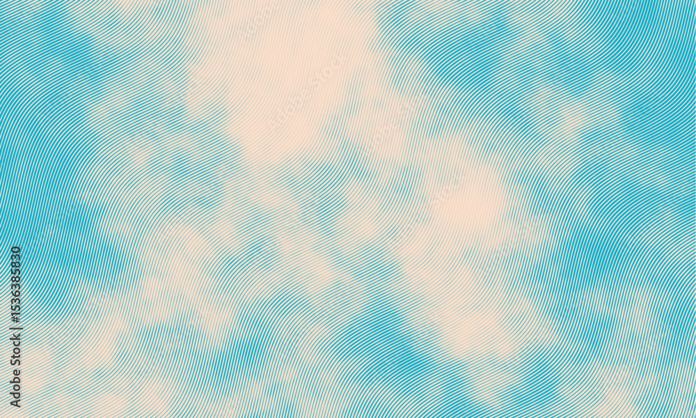 Poster abstract halftone grunge texture background image. line art vintage vector background. blue sky in e