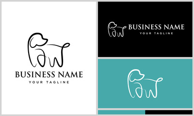 Dog Logo Design Variations. (6)