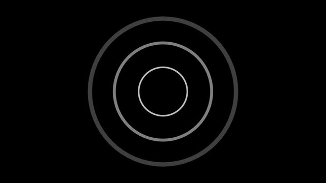 Abstract 3d circles render background Loop White abstract pattern of circles with the effect of displacement. White circles wave gradient animation Pure basic animated cover for business presentation