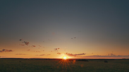 Witness the Breathtaking Sunrise Over a Tranquil, Picturesque Landscape That Inspires Awe