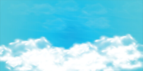 abstract blue sky color background. cloud design for banner, cover, and poster.