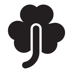 clover glyph icon