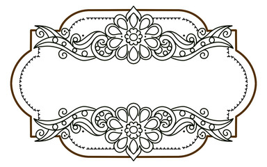 Vintage Frame Designs with Decorative Borders