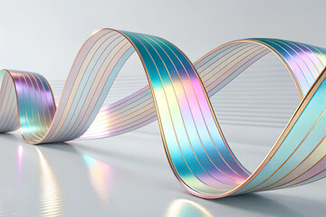 holographic ribbon dance