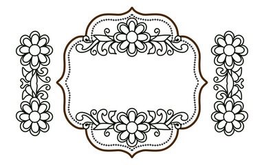 Vintage Frame Designs with Decorative Borders