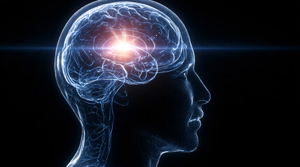 Concept the flow of imagination in the human brain.	
