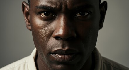 Intense Gaze: A Portrait of Determination