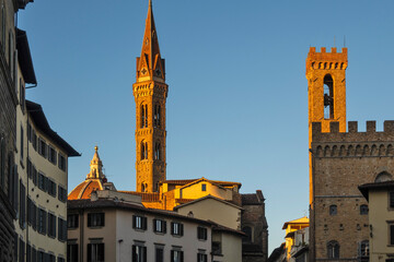 The Old Town of city of Florence, Italy