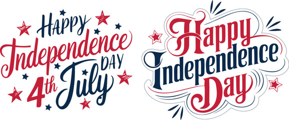 Happy American 4th of July Independence Day Typography t shirt design, United States July holiday celebration. Vector illustration.
