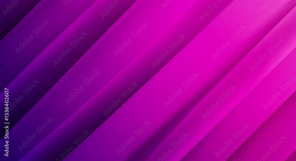 Poster smooth color gradient abstract with a striking contrast of pink and purple, structured by diagonal s