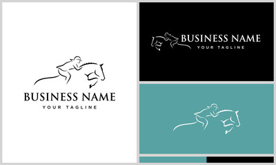 Equestrian Logo Design Variations.