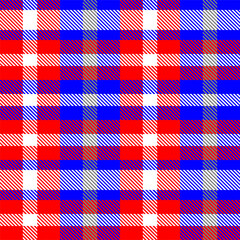 Gingham pattern background. Retro tablecloth texture. Abstract color full of Scott pattern. Pastel gingham seamless background for print on fabric. Vector art