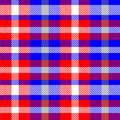 Gingham pattern background. Retro tablecloth texture. Abstract color full of Scott pattern. Pastel gingham seamless background for print on fabric. Vector art