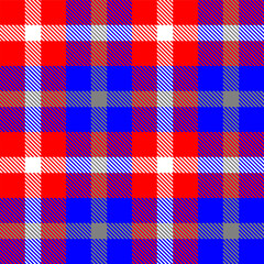 Gingham pattern background. Retro tablecloth texture. Abstract color full of Scott pattern. Pastel gingham seamless background for print on fabric. Vector art