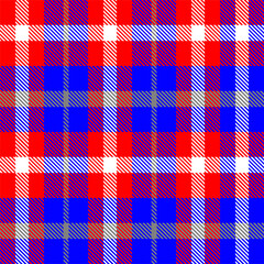 Gingham pattern background. Retro tablecloth texture. Abstract color full of Scott pattern. Pastel gingham seamless background for print on fabric. Vector art