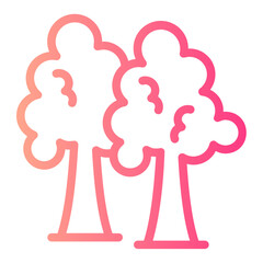forest gradient icon