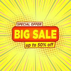 Shopping Day big Sale Banner Template design special offer discount, Shopping banner template, Abstract Geometric Web Header template design for Sale. Product stand Display Sale promotion.