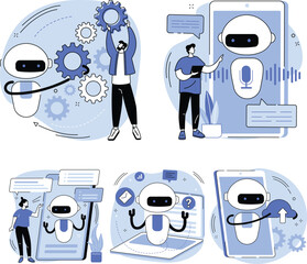 Blue & White Practical Uses of AI in EFL Presentation 01