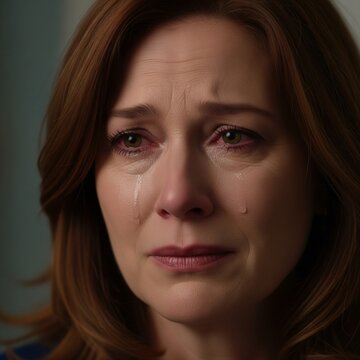 femme en train de pleurer
