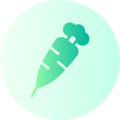 carrot gradient icon