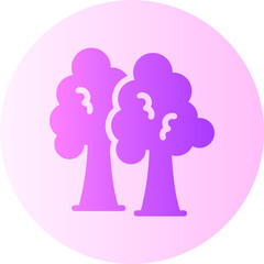forest gradient icon