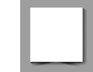 blank photo frame