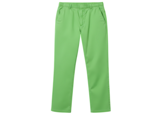 Lime Green Drawstring Pants isolated on transparent baackground