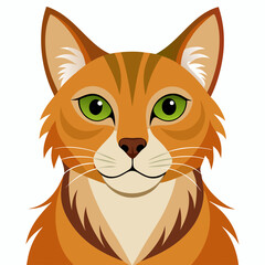 vector illustration of a cat