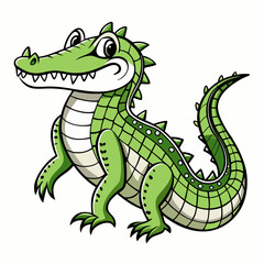 crocodile with a big smile